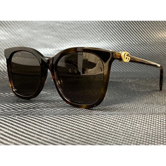 Gucci Havana 'GG' Cat Eye Women's Sunglasses